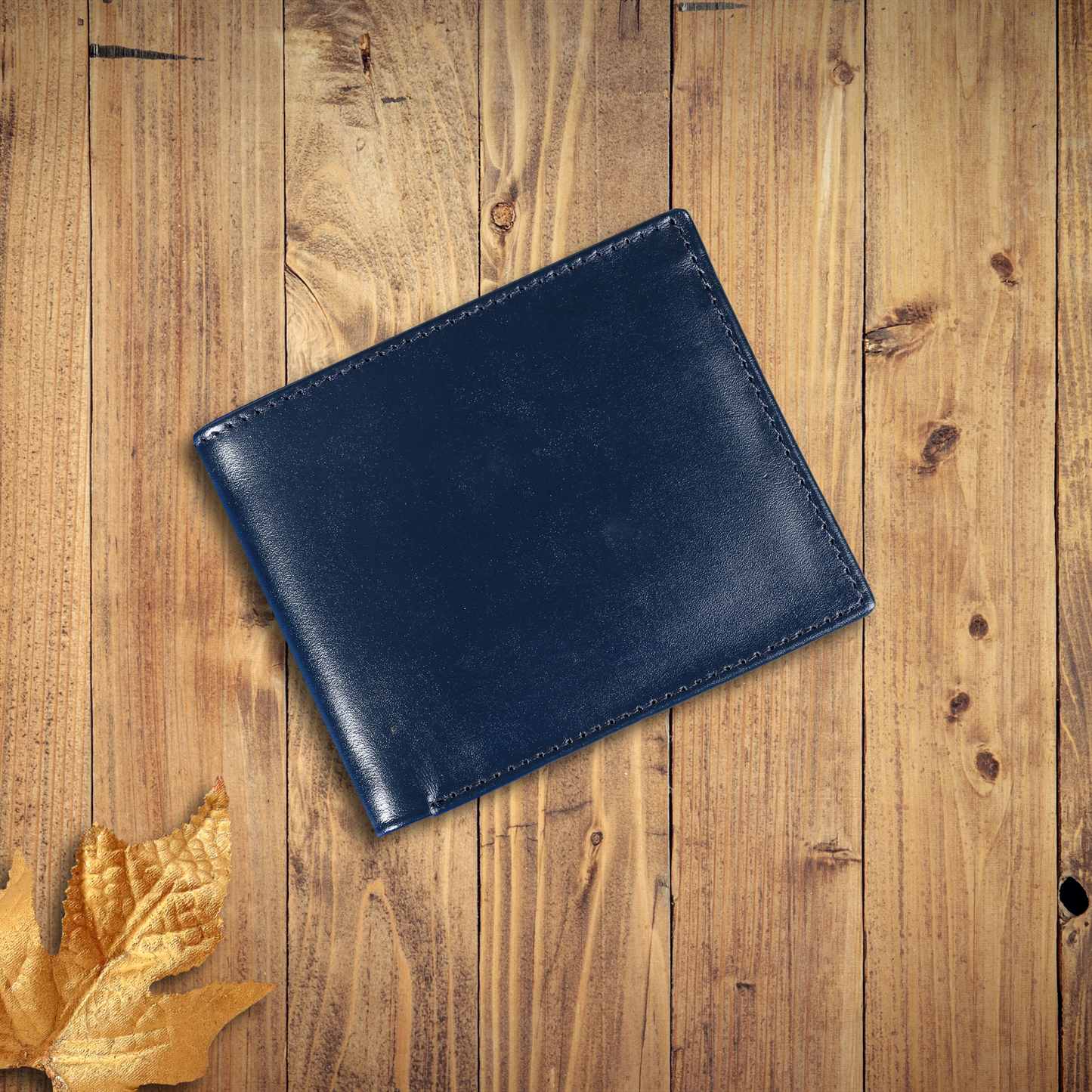 Premier Quality Blue Leather Wallet For Men